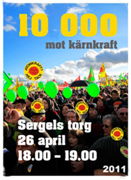 10000 mot kärnkraft